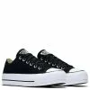 Converse Women's Chuck Taylor All Star Lift Low Top In Black -Outdoor Shoes Shop c o convers chuck taylor all star lift low top black 560250c 5 1100x