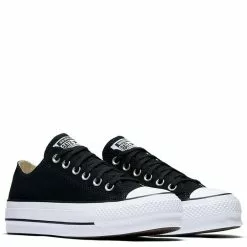 Converse Women's Chuck Taylor All Star Lift Low Top In Black