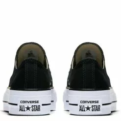 Converse Women's Chuck Taylor All Star Lift Low Top In Black -Outdoor Shoes Shop c o convers chuck taylor all star lift low top black 560250c 6 1100x