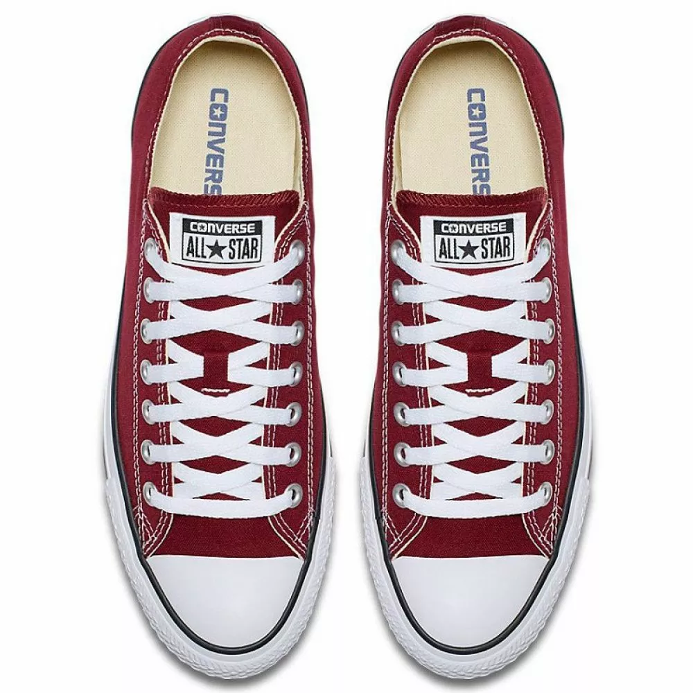 Converse Chuck Taylor All Star Low Top In Maroon 7 Converse Chuck Taylor All Star Low Top In Maroon - Image 5