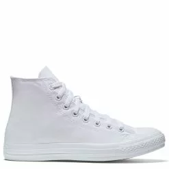 Converse Chuck Taylor All Star Mono Canvas High Top In White Monochrome