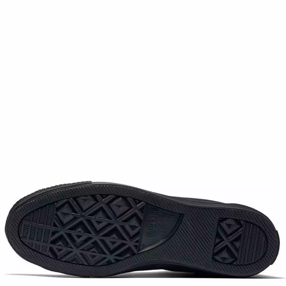 Converse Chuck Taylor All Star Mono Leather High Top In Black Monochrome 5 Converse Chuck Taylor All Star Mono Leather High Top In Black Monochrome - Image 3