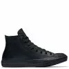 Converse Chuck Taylor All Star Mono Leather High Top In Black Monochrome 2 Converse Chuck Taylor All Star Mono Leather High Top In Black Monochrome -Outdoor Shoes Shop c o converse chuck taylor all star monochrome leather high top black 135251 3 1100x