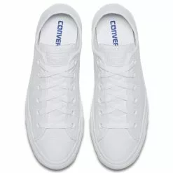 Converse Chuck Taylor All Star Mono Leather Low Top In White Monochrome -Outdoor Shoes Shop c o converse chuck taylor all star monochrome leather low top white 136823 4 1100x