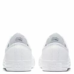 Converse Chuck Taylor All Star Mono Leather Low Top In White Monochrome -Outdoor Shoes Shop c o converse chuck taylor all star monochrome leather low top white 136823 5 1100x