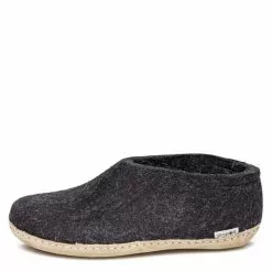 Glerups Shoe Leather Sole In Charcoal -Outdoor Shoes Shop char 1020 3 1100x