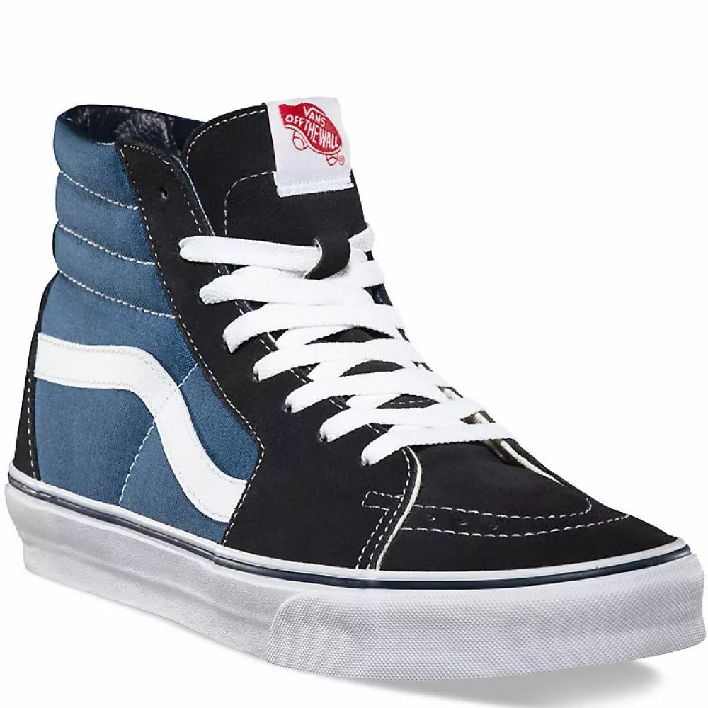 Vans SK8-Hi In Navy/White 5 Vans SK8-Hi In Navy/White - Image 3