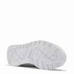 Reebok Women's Classic Nylon In White/Light Grey -Outdoor Shoes Shop fv4507 3 footwear photography bottom view white 1100x