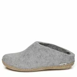 Glerups Open Heel Leather Sole In Grey -Outdoor Shoes Shop gb01 1007 3 1100x