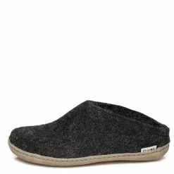 Glerups Open Heel Leather Sole In Charcoal -Outdoor Shoes Shop gb01 1017 3 1100x