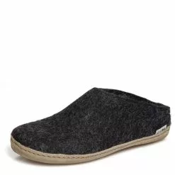 Glerups Open Heel Leather Sole In Charcoal -Outdoor Shoes Shop gb01 1017 4 1100x