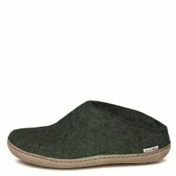 Glerups Open Heel Leather Sole In Forest -Outdoor Shoes Shop gb09 1006 3 1100x