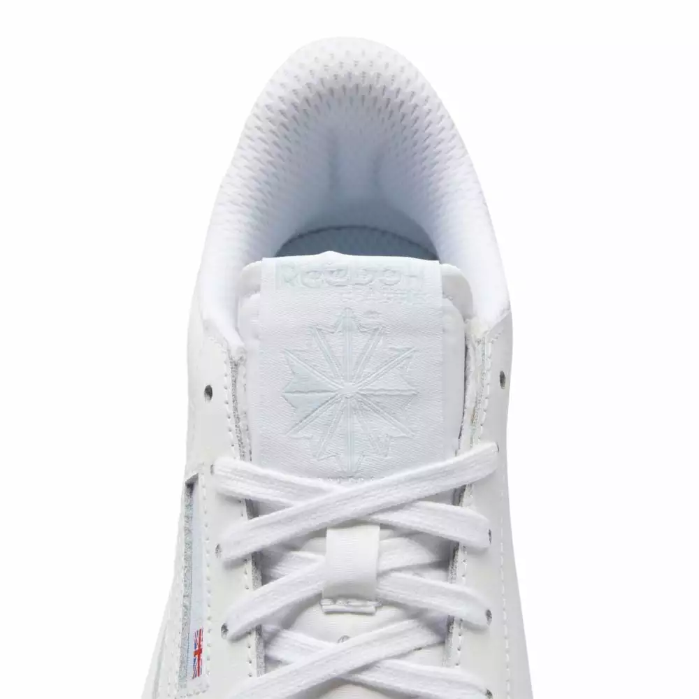 Reebok Women's Court Peak In Ftwr White/Glass Blue/Rbbr White 6 Reebok Women's Court Peak In Ftwr White/Glass Blue/Rbbr White - Image 4
