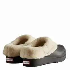 Hunter Women's Play Vegan Shearling Insulated Clogs In Black -Outdoor Shoes Shop ht wff1000rsp 1061 3 1100x