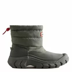 Hunter Women's Intrepid Insulated Short Snow Boots In Urban Grey