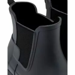 Hunter Women's Refined Slim Fit Chelsea In Black -Outdoor Shoes Shop hunter 5 1100x