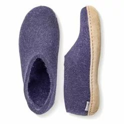 Glerups Women's Shoe Leather Sole In Purple -Outdoor Shoes Shop le pu 1031 5 1100x