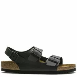 Birkenstock Milano Birko-Flor In Black
