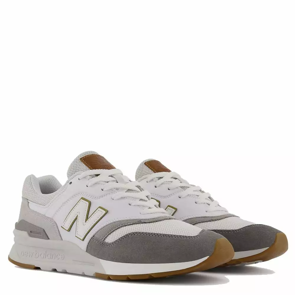 New Balance Men's 997H In White With Grey 4 New Balance Men's 997H In White With Grey - Image 2
