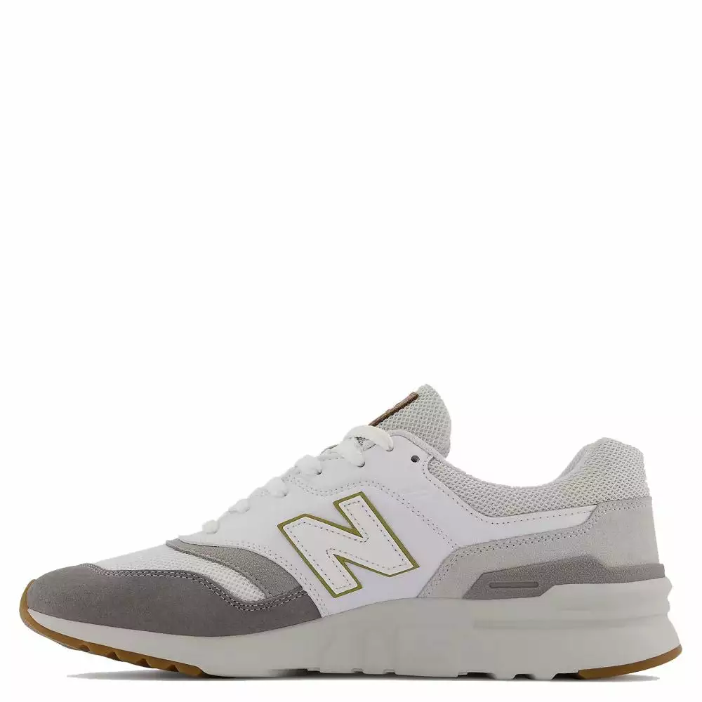 New Balance Men's 997H In White With Grey 5 New Balance Men's 997H In White With Grey - Image 3
