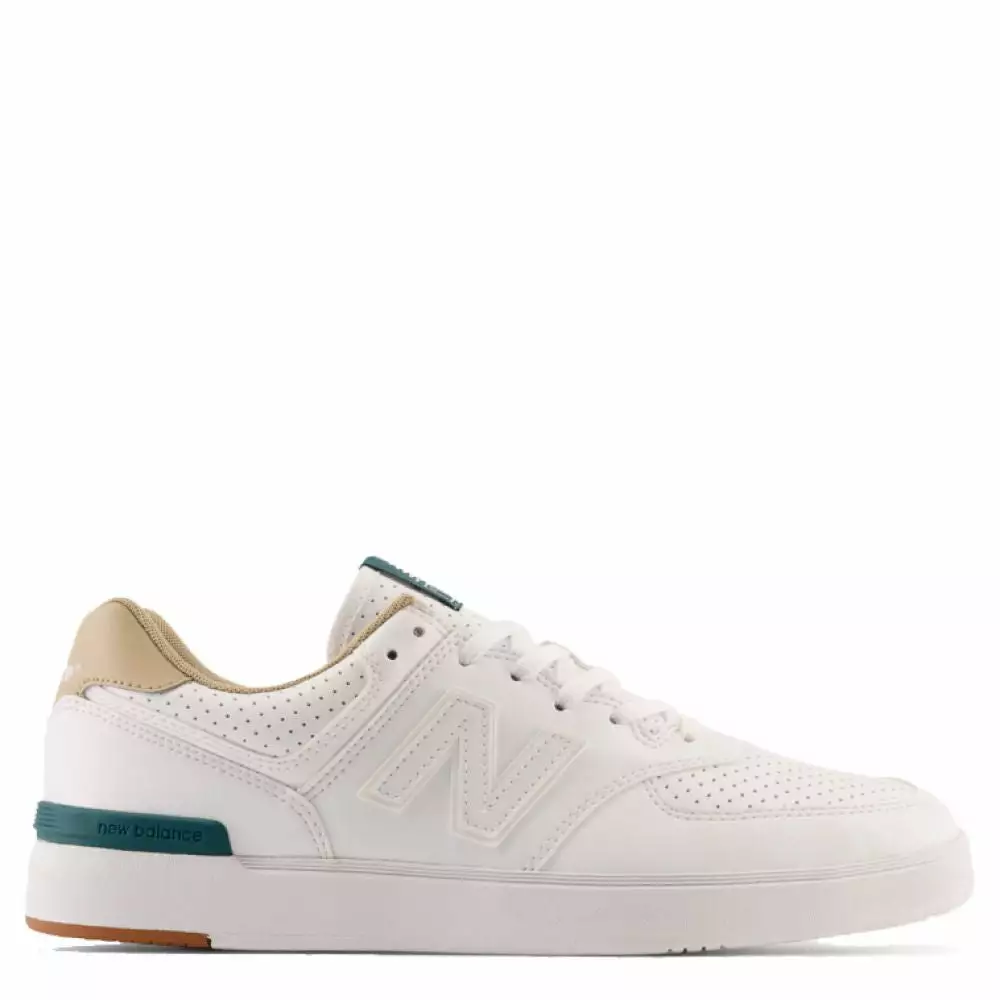 New Balance 574 Court In White With Tan 3 New Balance 574 Court In White With Tan