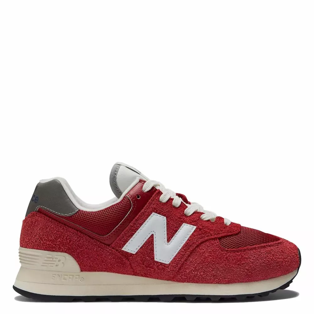 New Balance 574 In Varsity Red With White 3 New Balance 574 In Varsity Red With White