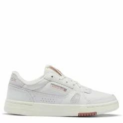 Reebok Women's LT Court In Cold Grey/Canyon Coral/Chalk
