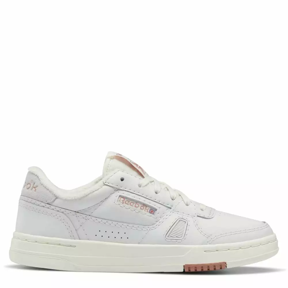 Reebok Women's LT Court In Cold Grey/Canyon Coral/Chalk 3 Reebok Women's LT Court In Cold Grey/Canyon Coral/Chalk