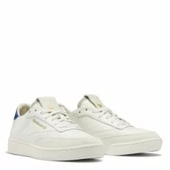 Reebok Women's Club C Clean In Chalk/Chalk/Vector Blue -Outdoor Shoes Shop rb gy1384 1115 2 1100x