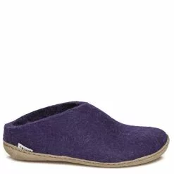 Glerups Women's Open Heel Leather Sole In Purple