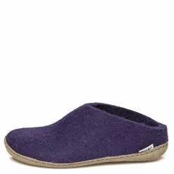 Glerups Women's Open Heel Leather Sole In Purple -Outdoor Shoes Shop slip le pu 1032 3 1 1100x