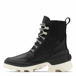 Sorel Women's Brex Lace Bootie In Black/Chalk -Outdoor Shoes Shop so 1951211010 2061 3 1100x