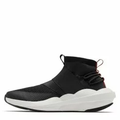 Sorel Women's Explorer Defy Mid In Black/Sea Salt -Outdoor Shoes Shop so 2008961010 2092 3 1100x