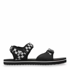 Vans Women's Checkerboard Tri-Lock In Black/White