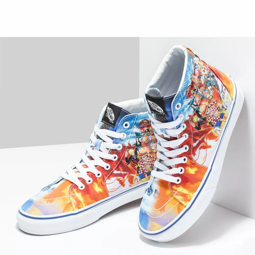 Vans X One Piece Sk8-Hi In Punk Hazard 4 Vans X One Piece Sk8-Hi In Punk Hazard - Image 2