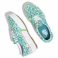 Vans Women's Era Stacked In Wavy Daze Tile Blue -Outdoor Shoes Shop vn 0a4btoce5 4250 3 1100x