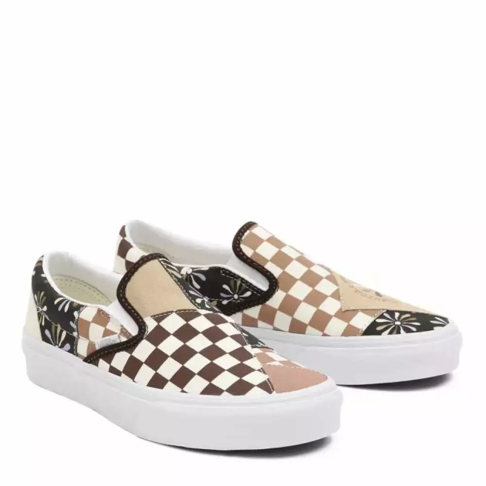 Vans Divine Energy Classic Slip-On Patchwork In Multi/True White 4 Vans Divine Energy Classic Slip-On Patchwork In Multi/True White - Image 2