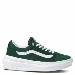 Vans Old Skool Over In Dark Green/White