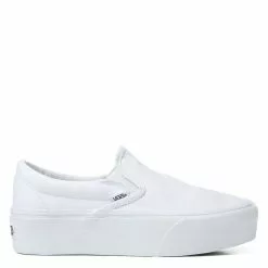 Vans Women's Classic Slip-On Stackform In White/White