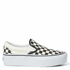 Vans Women's Classic Slip-On Stackform In Checkerboard