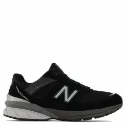 New Balance Women's Made In US 990v5 In Black With Silver
