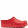 Hunter Women's Play Clogs In Red -Outdoor Shoes Shop wff1002rma red 1053 1 1100x