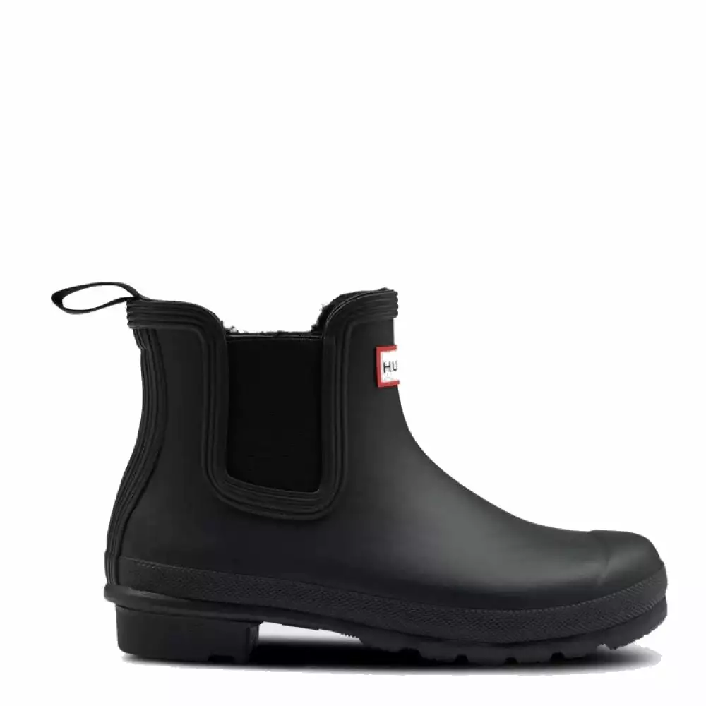 Hunter Women's Original Insulated Chelsea Boots In Black 3 Hunter Women's Original Insulated Chelsea Boots In Black