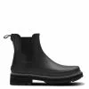 Hunter Women's Refined Stitch Detail Chelsea Boots In Black -Outdoor Shoes Shop wfs2100rma blk 1100x