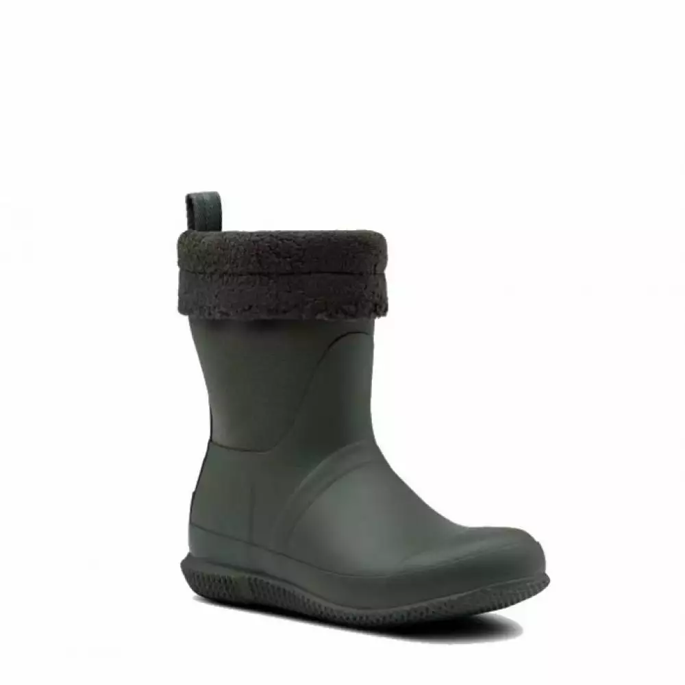 Hunter Women's Original Insulated Roll Top Sherpa Boots In Dark Olive 4 Hunter Women's Original Insulated Roll Top Sherpa Boots In Dark Olive - Image 2