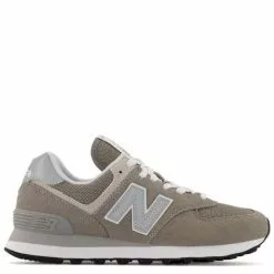 New Balance Women's 574v3 In Grey With White